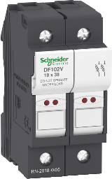 Разединител стопяем предпазител TeSys DF 2P 32A 10X38 mm с индикация SE, SCHNEIDER ELECTRIC НИСКО НАПРЕЖЕНИЕ, DF102V