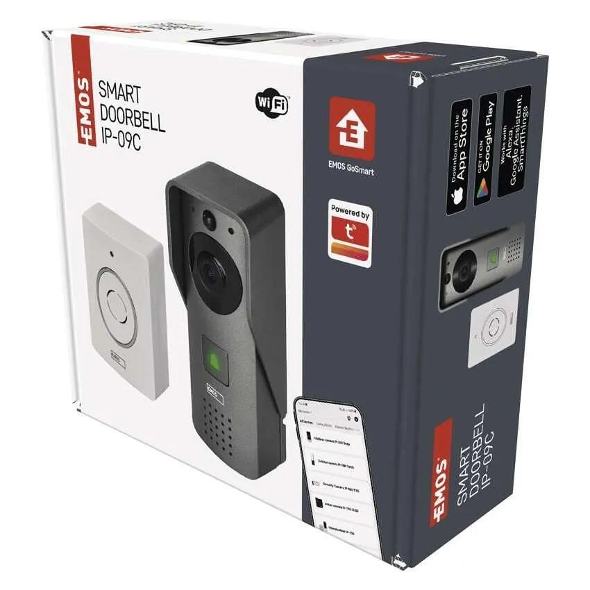 Видео бутон и звънец 12Vdc IP-09C Wi-Fi GoSmart EMOS