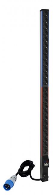Разклонител PDU Zero-U 24x ШУКО, с кабел 3м и щепсел 2P+E 32A, Legrand, LEGRAND, 646853