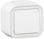 Бутон моноблок за открит монтаж цвят Бял IP55 Plexo New Legrand, LEGRAND, 69760L