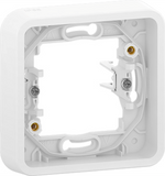 Рамка единична със скоби IP55 цвят Бял Mureva SE, SCHNEIDER ELECTRIC, MUR39108