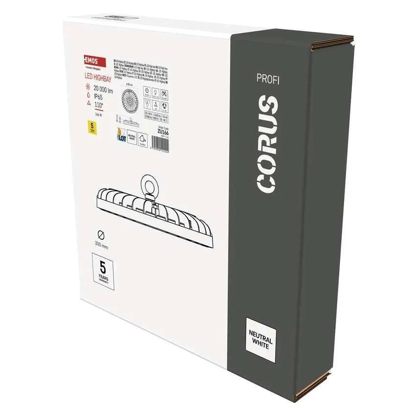 Осветително тяло LED High Bay 166W 4000K 20000lm 110° 50000h IP65 CORUS EMOS