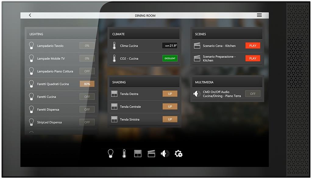 Пулт за управление 8" Delégo Smart EKINEX, KNX, EK-DEL-8PAN-S