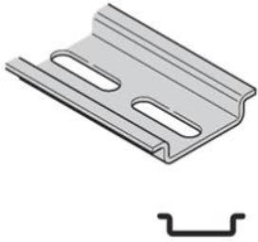 DIN шина 35х7.5х1мм перфорирана поцинкована 1м Scame, SCAME, 865.221-100