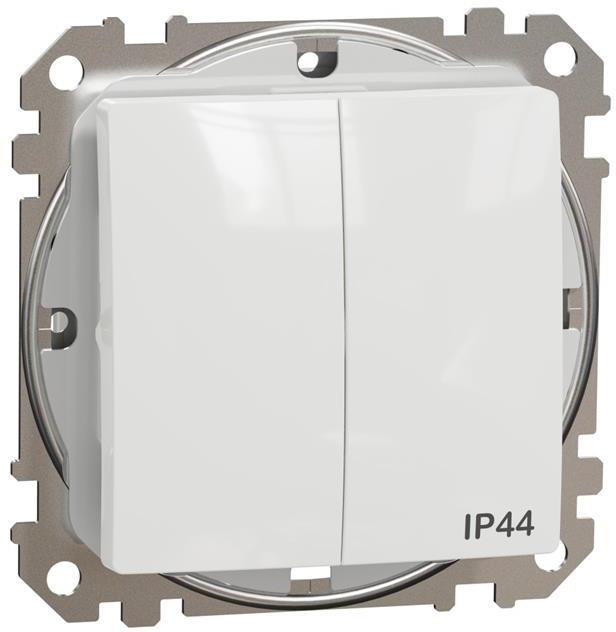 Сериен ключ IP44 цвят Бял Sedna SE, SCHNEIDER ELECTRIC, SDD211105