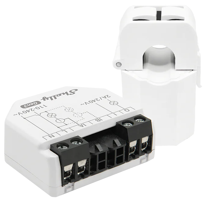 Микромодул Smart монофазен мерител 2х до 80A Shelly EM Gen3 - 261873, SHELLY