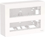 Моноблок за открит монтаж 2x8 мод. Антибактериален Unica System+ SE, SCHNEIDER ELECTRIC, NU121820