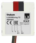Модул входове T2 2х канала 40х40mm LUXORliving Theben, KNX, 4800402
