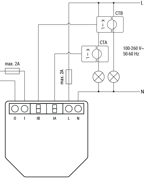 Микромодул Smart монофазен мерител 2х до 80A Shelly EM Gen3 - 261873, SHELLY
