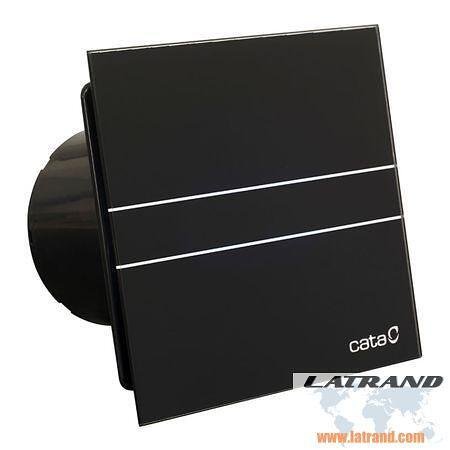 Вентилатор E-100GBK ЧЕРНО СТЪКЛО ф100мм 115м3/ч 8W, CATA