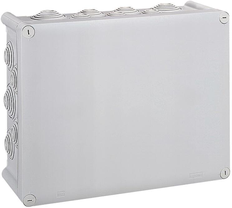 Разклонителна кутия открит монтаж 310x240x124мм IP55 цвят Сив Plexo Legrand, LEGRAND, 92082