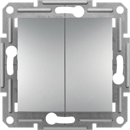 Сериен девиаторен ключ цвят Алуминий Asfora SE, SCHNEIDER ELECTRIC, EPH0600161