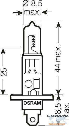АВТОМОБИЛНА ЛАМПА 64150CBN H1 55W 12V P14.5S DUOBOX OSRAM