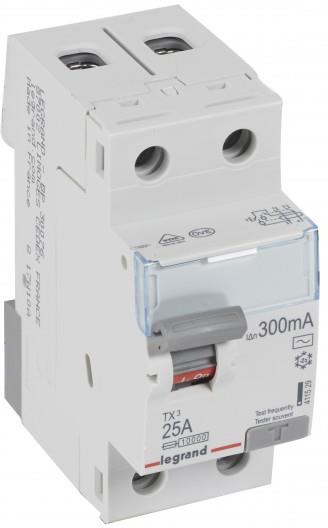 ДТЗ 2P 25А 300mА серия TX3 ID тип AC Legrand, LEGRAND НИСКО НАПРЕЖЕНИЕ, 411529