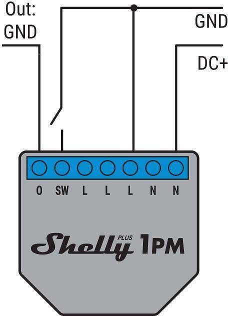 Микромодул Smart реле 1х On/Off 16A с мерител изисква неутрала Shelly Plus 1PM - 265017