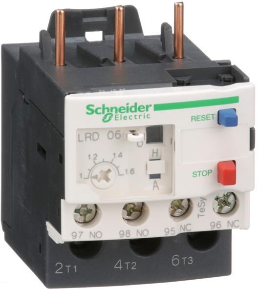 Термична защита TeSys D 1...1.6A 1NO-1NC SE, SCHNEIDER ELECTRIC НИСКО НАПРЕЖЕНИЕ, LRD06