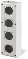 Табло за индустриални контакти IP66, UV, PG вход, серия BLOCK (4х16A или 32A) Scame-632.3501-000