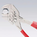 Клещи раздвижени, хромирани, червена ръкохватка 150мм, Knipex - K8603150