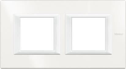 Рамка 2х2 мод. правоъгълна White monochrom Axolute Bticino, BTICINO, HA4802M2HHD