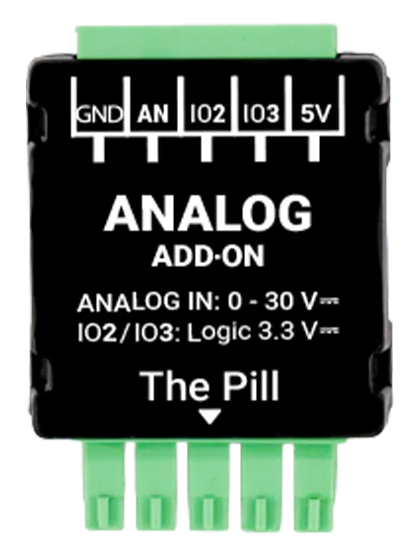 Аналогов интерфейс Shelly Pill Analog 0-30V Add-on - 073596, SHELLY, Shelly Analog 0-30V Add-on
