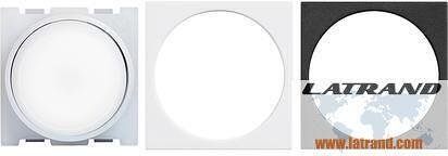 Изваждаема LED лампа с копче 0,4W 230V захранване 2 мод. Classia Bticino - R4380