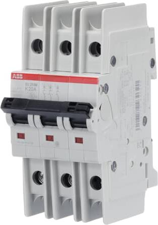 Автоматичен прекъсвач SU203 M 3P 20A крива K 10kA ABB, 2CDS273337R0487