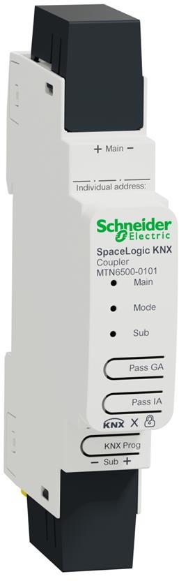 Системен разширител линии SpaceLogic 1DIN KNX SE, MTN6500-0101