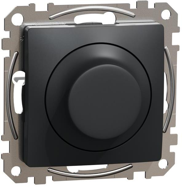 Димер ротативен R=5-200W C=5-150VA LED=5-100W цвят Антрацит Sedna SE, SCHNEIDER ELECTRIC, SDD114502