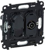 Розетка TV+RJ45 0-2400MHz cat.6 UTP (без лицев панел) Valena In Matic Legrand, LEGRAND, 753055