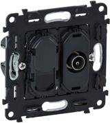 Розетка TV+RJ45 0-2400MHz cat.6 UTP (без лицев панел) Valena In Matic Legrand, LEGRAND, 753055