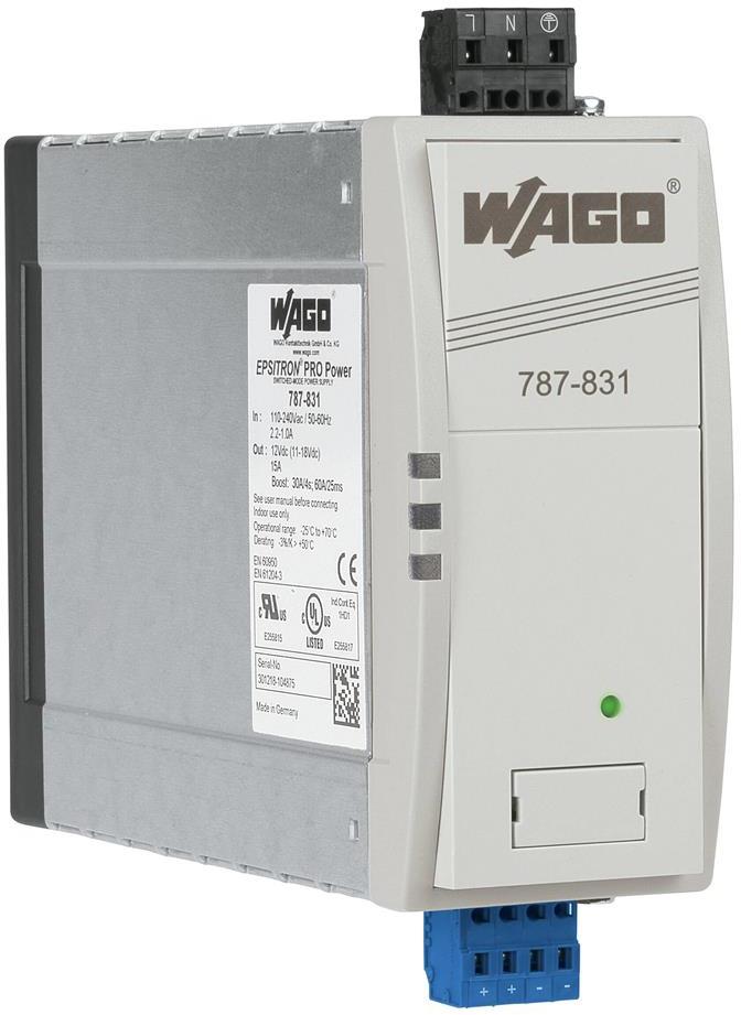 Захранващ блок 1P In:100...240Vac Out:12Vdc 15A Wago
