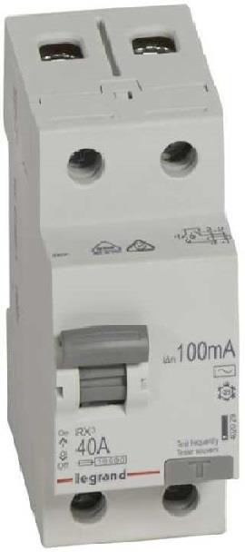 ДТЗ 2P 25А 100mA серия RX3 ID тип АС Legrand, LEGRAND НИСКО НАПРЕЖЕНИЕ, 402028