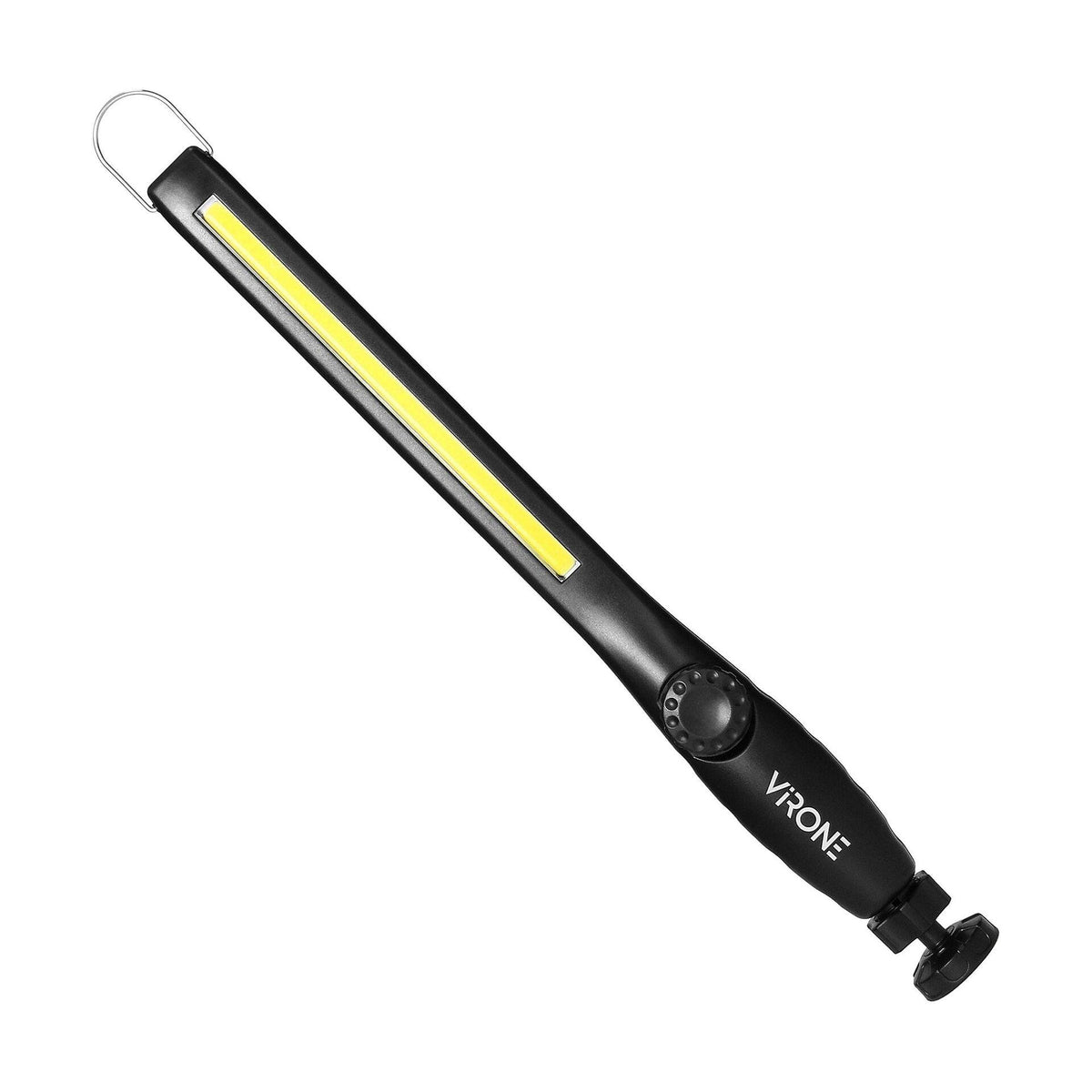 LED фенерче за работилница 10W, 400lm, 2000mAh, димер, магнит, кука - WL-1, VIRONE