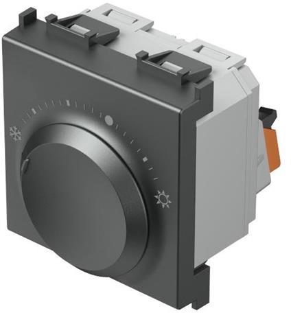 Термостат отопление 5-30°C 230V max 2А 2 мод. цвят Антрацит Modul TEM, EM38AT