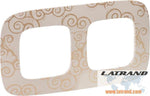 Рамка 2х цвят Нарцис злато Valena Allure Legrand - 754352