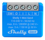 Микромодул Smart реле 1х On/Off 8A изисква неутрала Shelly 1 Mini Gen4 - 070786, SHELLY