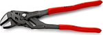 Клещи раздвижени, червена ръкохватка 250мм, Knipex - K8601250