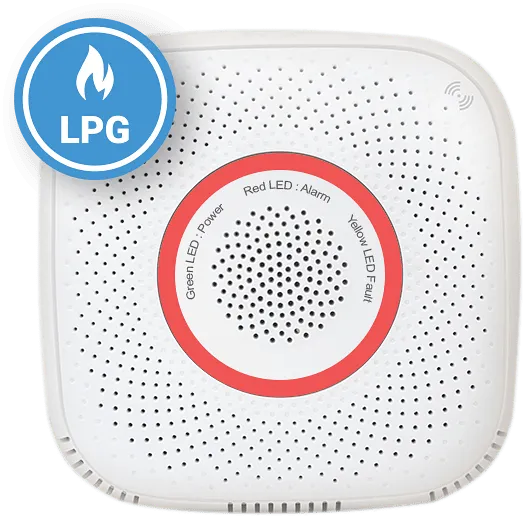 Датчик за газ LPG за контакт бял Shelly GAS - 262283
