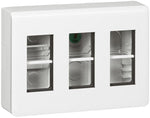 Моноблок 3x4 мод. за повърхностен монтаж цвят бял Mosaic NEW Legrand, LEGRAND, 78887L