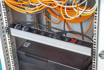 Разклонител PDU 19" 1U 7x Шуко, с ключ, без кабел AS Schwabe, AS - SCHWABE, AS18195