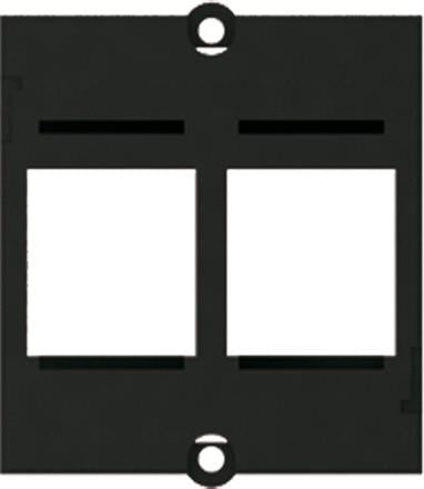 Модул CM за 2х Keystone, цвят Черен, Bachmann, BACHMANN, B917.000