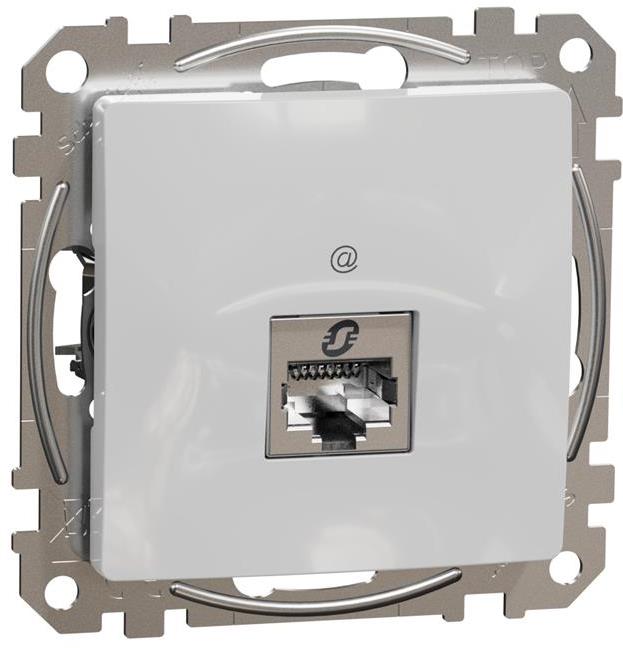 Розетка RJ45 STP cat.6A S-One цвят Алуминий Sedna SE, SCHNEIDER ELECTRIC, SDD113466S