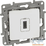 Розетка USB за зареждане тип C 1.5A цвят Бял Niloe Legrand - 764593