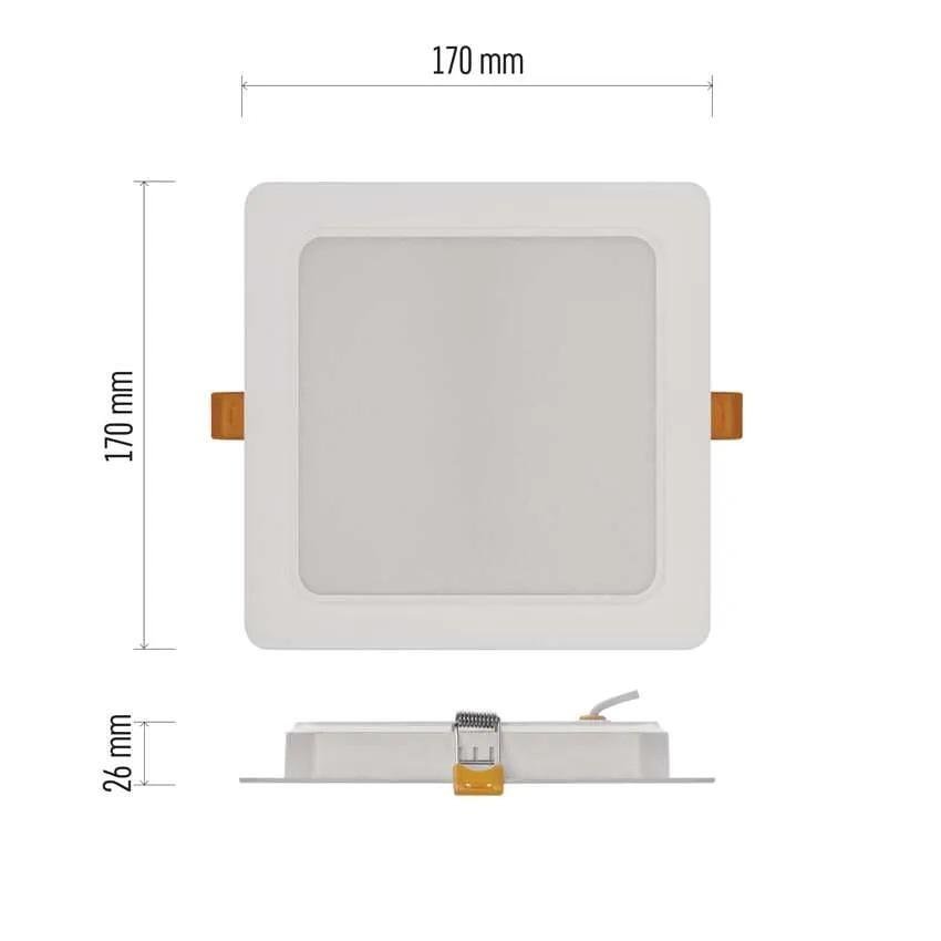 Луна LED SQ170 18W 4000K 1800lm 120° 25000h IP20 RUBIC EMOS