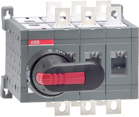 Разединител OT160E03CP 160А 3P I-0-II с ръкохватка ABB, 1SCA022772R6510