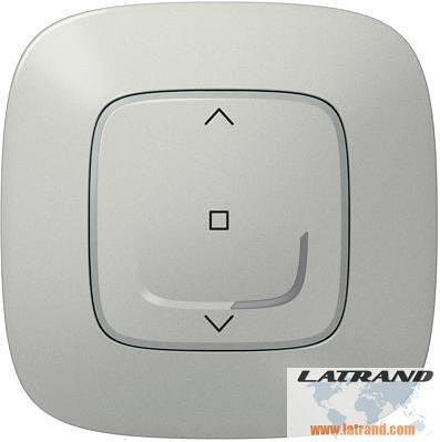 Ключ за щори жичен Smart, ИЗИСКВА НЕУТРАЛА,Valena Allure Алуминий с рамка Legrand с Netatmo - 752790