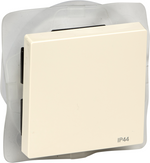 Лицев панел за ключ/бутон IP44 цвят Крем System M Merten SE /до изчерпване/, SCHNEIDER ELECTRIC, MTN432044