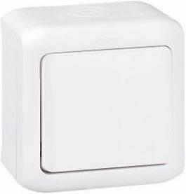 Кръстат ключ IP44 открит монтаж цвят Бял Forix Legrand, LEGRAND, 782365
