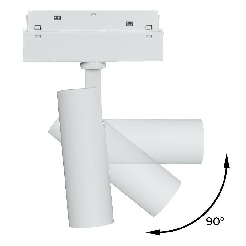 Магнитна лампа за релсова система M-LINE, бяла, 5 W, 400 lm, 4000 K, DPM, MTL-ST-5W-W