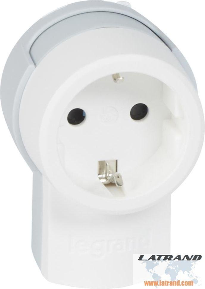 Разклонител с 1 гнездо без кабел серия Standart Legrand-50199 бял